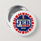 Jeb Bush für den Präsidenten 2016 Button (Vorne & Hinten)
