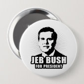 Jeb Bush für Präsidenten Button (Vorne & Hinten)