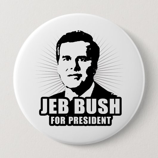 Jeb Bush für Präsidenten Button (Vorderseite)