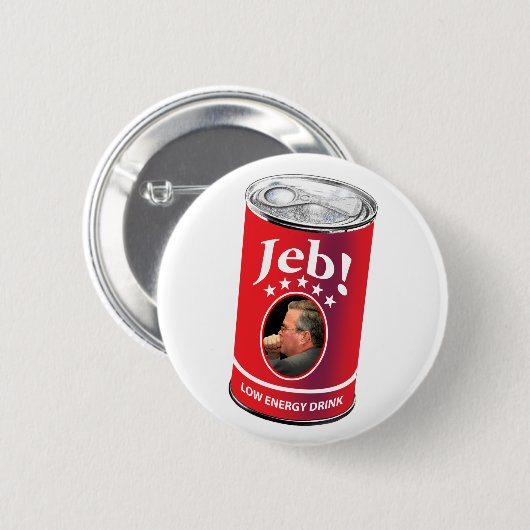 Jeb Bush für Präsidenten Humor, niedrige Button (Vorne & Hinten)