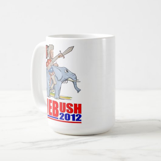 Jeb Bush, GOP White Knight Kaffeetasse (Vorderseite Links)