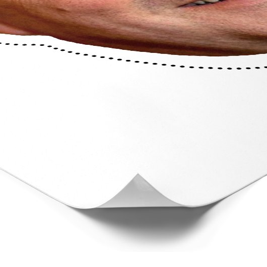 Jeb Bush Mask Poster (Ecke)