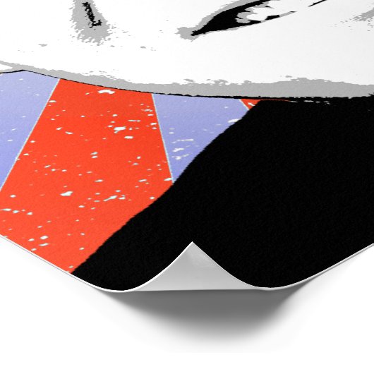 Jeb Bush Portrait Poster (Ecke)