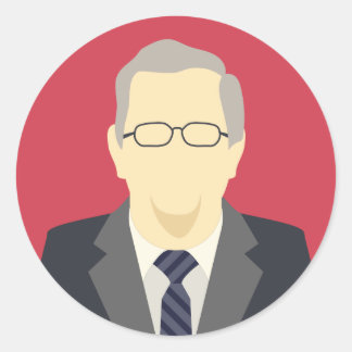 Jeb Bush Präsidentschaftskandidat 2016 Runder Aufkleber