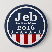 Jeb für Knöpfe Präsidenten-2016 Kampagne Button (Vorderseite)
