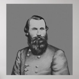 JEB Stuart — Konföderaler General Poster