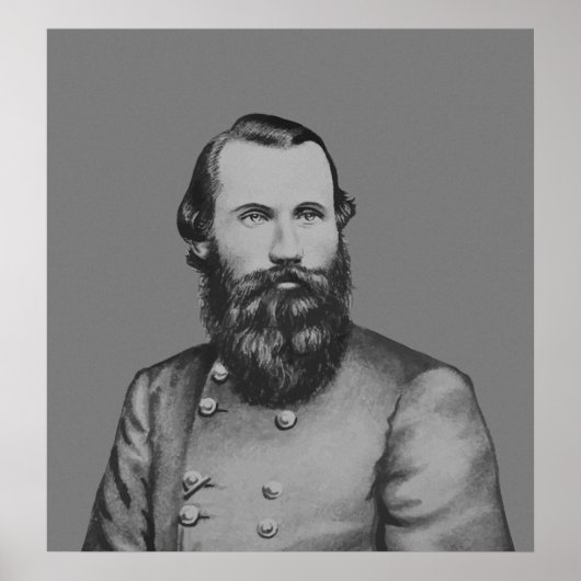 JEB Stuart — Konföderaler General Poster (Vorne)