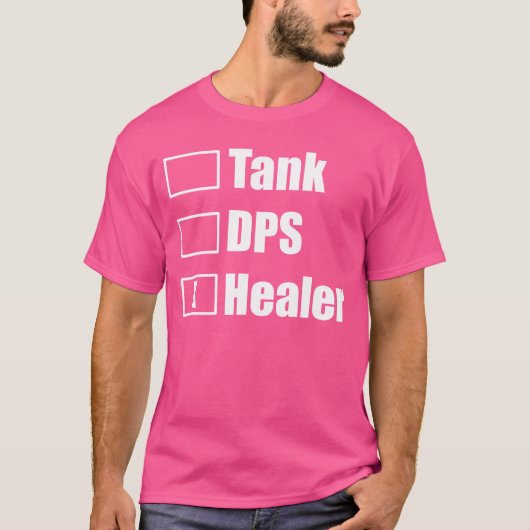 JEBCo Gaming MMO Heilerin T-Shirt (Vorderseite)