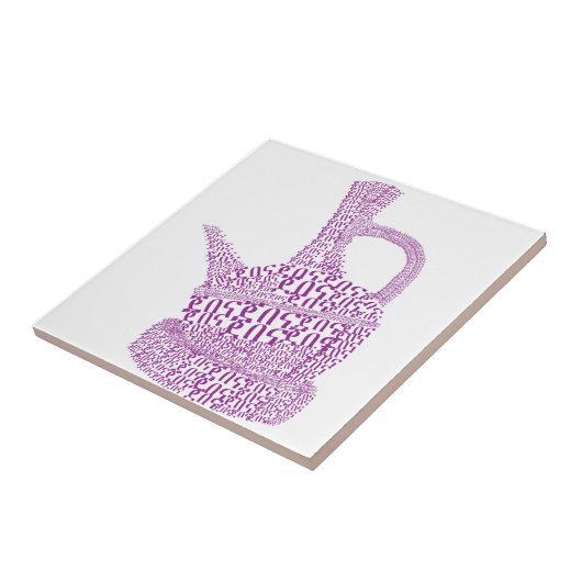 Jebena/äthiopischer Kaffee Fliese (Seite)