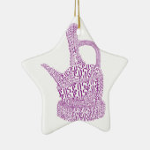 Jebena/äthiopischer Kaffee Keramik Ornament (Rechts)