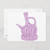 Jebena/Äthiopischer Kaffee Postkarte (Vorne/Hinten)