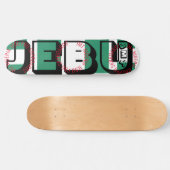 JEBU JMT NIGERIA 8 1/4" Skateboard Deck (Horizontal)