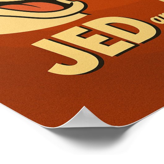 "Jed & Louie" Poster (Ecke)