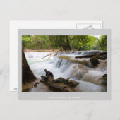 Jed Saonoi-Wasserfall Thailand Postkarte (Vorne/Hinten)