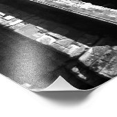 Jedburgh Abbey, Foto Print in Schottland (Ecke)