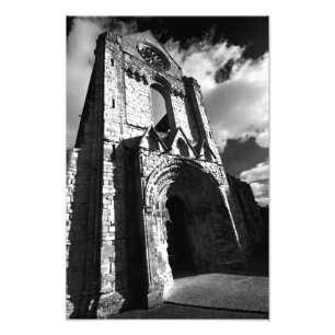 Jedburgh Abbey, Foto Print in Schottland