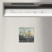 Jedburgh Abbey von Thomas Girtin Magnet (In Situ (Geschirrspüler))