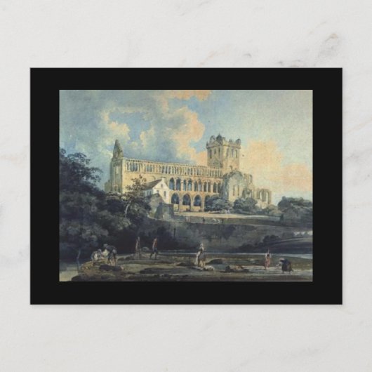 Jedburgh Abbey von Thomas Girtin Postkarte (Vorderseite)