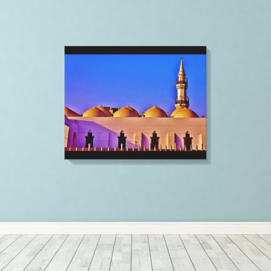 Jeddah Mosque Leinwanddruck (Insitu (Holzboden))