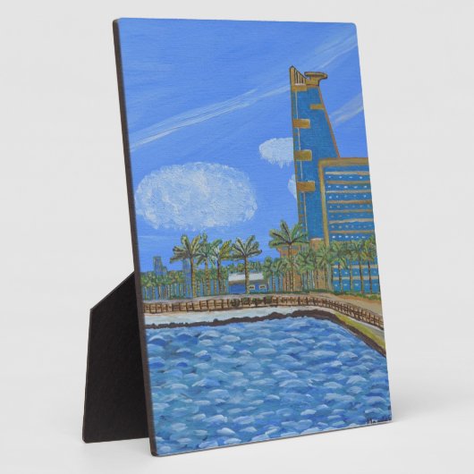 Jeddah Plaque Fotoplatte (Seite)