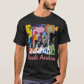 Jeddah Saudi Arabia Graffiti T-Shirt (Vorderseite)