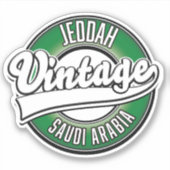jeddah saudi arabia Logo Aufkleber (Vorderseite)