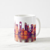 Jeddah Saudi Arabia Skyline Kaffeetasse (VorderseiteRechts)