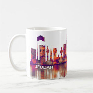 Jeddah Saudi Arabia Skyline Kaffeetasse