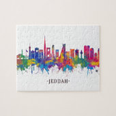 Jeddah Saudi Arabia Skyline Puzzle (Horizontal)