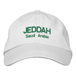 JEDDAH* Saudi-Arabien Personalisiert Hat Bestickte Kappe