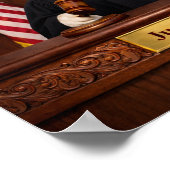 "Jeddy Justice" Poster (Ecke)