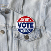 Jede Abstimmung zählt Button (Beispiel)