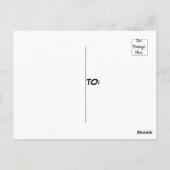 Jede Abstimmung zählt die Stimmen der USA Postkarte (Rückseite)