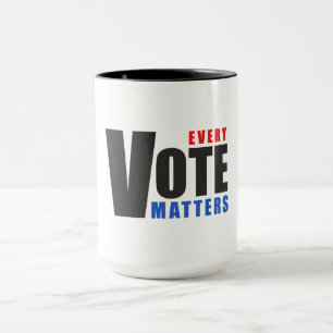 Jede Abstimmung zählt - Ihre Stimme ist Ihr Power Tasse