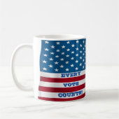 Jede Abstimmung zählt! -Mug Kaffeetasse (Links)