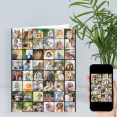 Jede AltersfotoCollage 49 Picture Big Birthday Car Karte