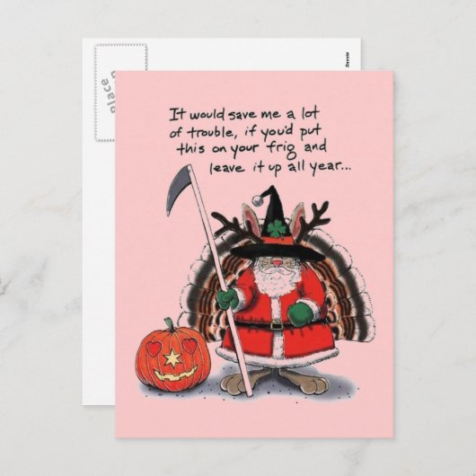 Jede Anlässe abgedeckt Feiertagspostkarte (Vorne/Hinten)