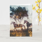 Jede Anlässe mit doppelter Exposition Karte (Gelbe Blume)