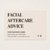 Jede Anleitung für Farbmasken nach der Pflege (Vorderseite)