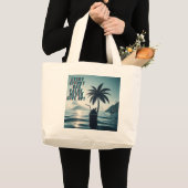 Jede Anstrengung muss nie aufgeben Jumbo Stoffbeutel (Vorderseite (Produkt))