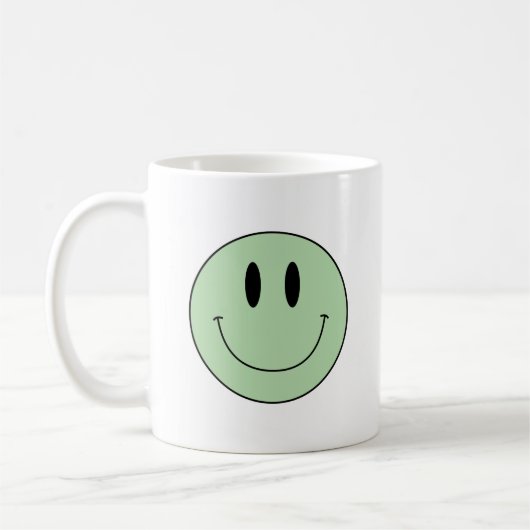 Jede beliebige Farbe oder Muster SMILIE-FACE-Tasse Kaffeetasse (Links)