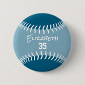JEDE benutzerdefinierte Farben Softball Baseball Button (Vorderseite)