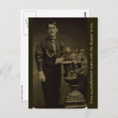 Jede Bewerbung beginnt mit der Entscheidung... Postkarte (Vorne/Hinten)