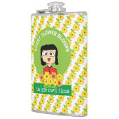 jede Blume blüht in ihrer eigenen Zeit Flachmann (Links)