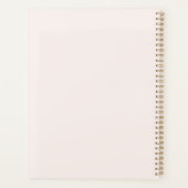 Jede Blume blüht in ihrer eigenen Zeit Planer (Rückseite)