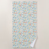 Jede Blume muss durch Schmutz wachsen Strandtuch (Vorderseite)