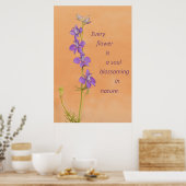 Jede Blume Poster (Küche)