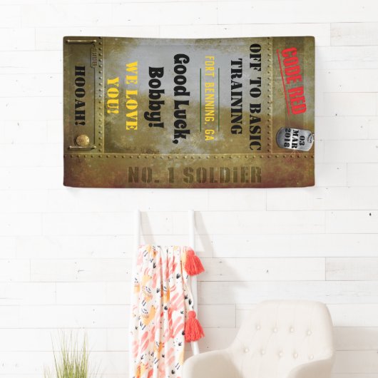 JEDE BRANCHE - Banner für militärisches Party (Insitu)