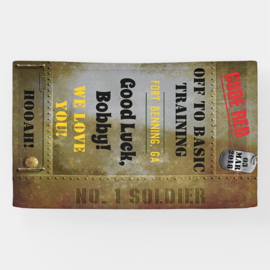 JEDE BRANCHE - Banner für militärisches Party (Horizontal)