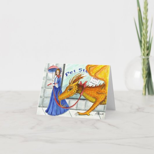 Jede Dame braucht einen Drachen Karte (Vorderseite)